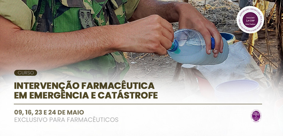 Intervenção farmacêutica em emergência e catástrofe