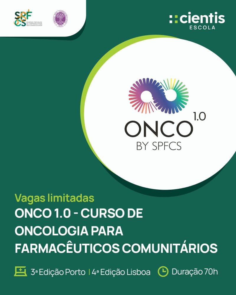 Nova edição do ONCO 1.0 – Curso de Oncologia para Farmacêuticos Comunitários